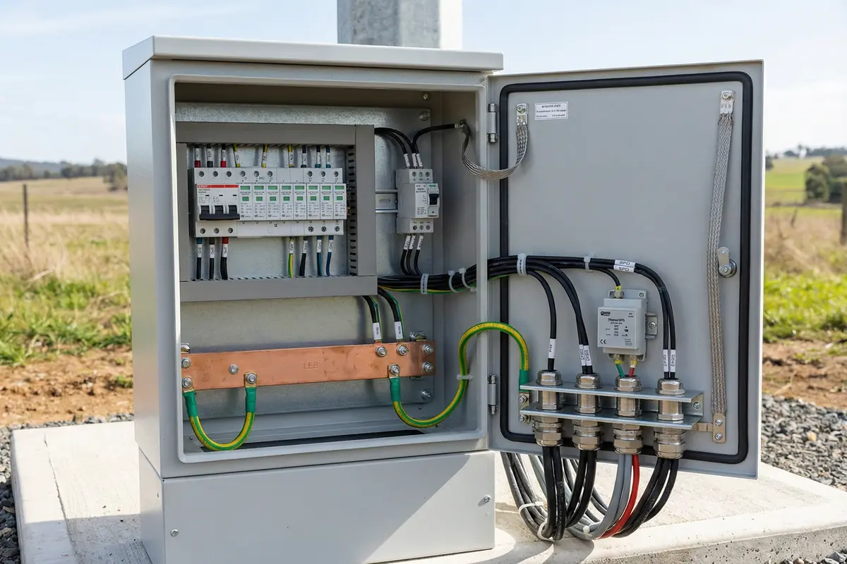 Field Cabinet Installation with LEB and SPDs
